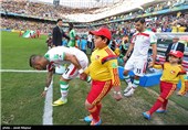 دیدار تیم های ملی فوتبال ایران و نیجریه - جام جهانی 2014