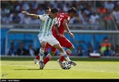 دیدار تیم‌های فوتبال ایران و آرژانتین - جام جهانی 2014 برزیل
