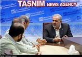 حضور عباس علی‌آبادی مدیرعامل گروه مپنا در خبرگزاری تسنیم