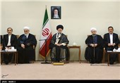 دیدار رئیس جمهور و اعضای هیئت دولت با مقام معظم رهبری