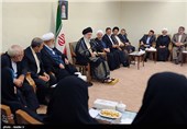 دیدار رئیس جمهور و اعضای هیئت دولت با مقام معظم رهبری