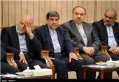 دیدار رئیس جمهور و اعضای هیئت دولت با مقام معظم رهبری