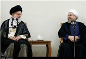 دیدار رئیس جمهور و اعضای هیئت دولت با مقام معظم رهبری