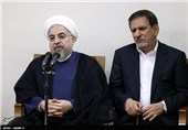 دیدار رئیس جمهور و اعضای هیئت دولت با مقام معظم رهبری