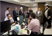 حضور حجت الاسلام رحیمیان در تحریریه خبرگزاری تسنیم 