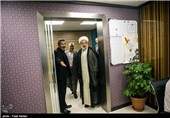حضور حجت الاسلام رحیمیان در تحریریه خبرگزاری تسنیم 