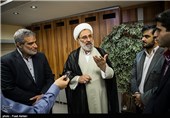 حضور حجت الاسلام رحیمیان در تحریریه خبرگزاری تسنیم 