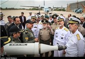 بازدید سرلشکر عطاءالله صالحی فرمانده کل ارتش از دستاوردهای جدید نیروی دریایی ارتش - بندرعباس