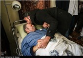 عیادت جمعی از هنرمندان از محمدعلی کشاورز