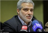 مجید قلی‌زاده مدیرعامل خبرگزاری تسنیم  در مراسم رونمایی کتاب مسیح در شب قدر