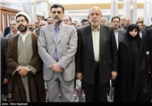 آیین افتتاح نیروگاه برق خورشیدی با حضور حمید چیت چیان وزیر نیرو-مشهد