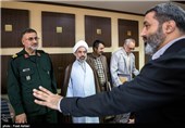 بازدیدسردار یعقوب سلیمانی دبیر قرارگاه مرکزی راهیان نور سپاه و بسیج از  تحریریه خبرگزاری تسنیم