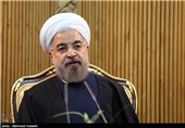 حجت الاسلام روحانی رئیس جمهور در مراسم بدرقه سفر به شانگهای چین