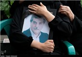 تشییع پیکر عبدالحسین پرتوی خالق عکس معروف دیدار همافران با امام خمینی(ره)