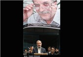 سخنرانی مسجد جامعی در مراسم تشییع پیکر عبدالحسین پرتوی خالق عکس معروف دیدار همافران با امام خمینی(ره)
