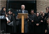 تشییع پیکر عبدالحسین پرتوی خالق عکس معروف دیدار همافران با امام خمینی(ره)