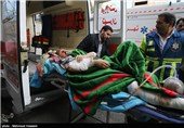 انتقال مجروحان حادثه تروریستی یمن به بیمارستان بقیه الله الاعظم تهران