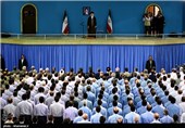 دیدار فرماندهان و کارکنان ارتش با مقام معظم رهبری
