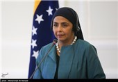 دیدار دلسی رودریگرز وزیر امور خارجه ونزوئلا 