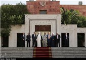 مراسم بدرقه رئیس جمهور پیش از  سفر  به اندونزی