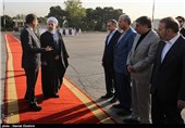مراسم بدرقه رئیس جمهور پیش از  سفر  به اندونزی