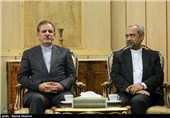 نهاوندیان رئیس دفتر رئیس جمهور و اسحاق جهانگیری معاون اول