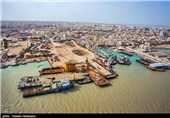 خلیج فارس از فراز بوشهر