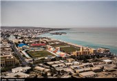 خلیج فارس از فراز بوشهر