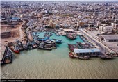 خلیج فارس از فراز بوشهر