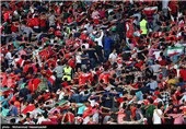 دیدار تیم های فوتبال پرسپولیس ایران و بنیادکار ازبکستان