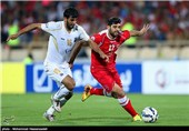 دیدار تیم های فوتبال پرسپولیس ایران و بنیادکار ازبکستان
