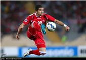 دیدار تیم های فوتبال پرسپولیس ایران و بنیادکار ازبکستان