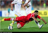 دیدار تیم های فوتبال پرسپولیس ایران و بنیادکار ازبکستان