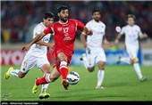 دیدار تیم های فوتبال پرسپولیس ایران و بنیادکار ازبکستان