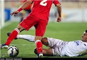 دیدار تیم های فوتبال پرسپولیس ایران و بنیادکار ازبکستان