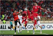 دیدار تیم های فوتبال پرسپولیس ایران و بنیادکار ازبکستان