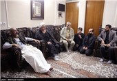 ملاقات آیت الله لواسانی ، دکتر ابوالفضلی و مدیران خبرگزاری تسنیم با فرج الله سلحشور