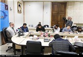 حضور سردار محمد رضا نقدی رئیس سازمان بسیج در نشست خبری همایش سراسری دومین مجمع عالی بسیج