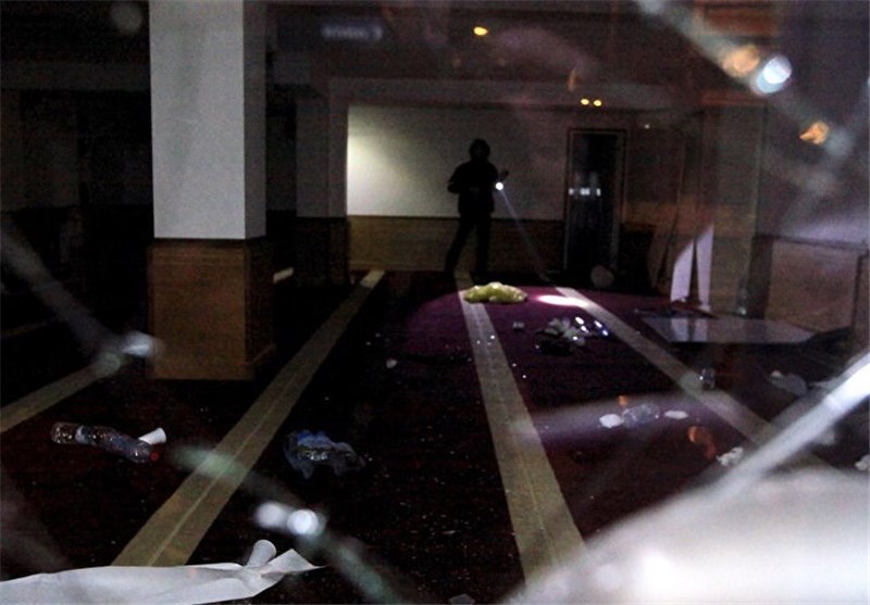 Group of attackers smashed the glass door of a Muslim prayer room and entered the place of worship, ransacking it and partially burning books including copies of the Koran