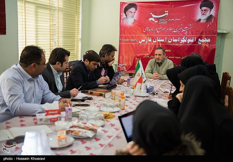 نشست خبری سخنگوی جبهه اصولگرایان استان فارس