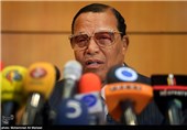 نشست خبری لوئیس فراخان  رهبر مسلمانان  آمریکا