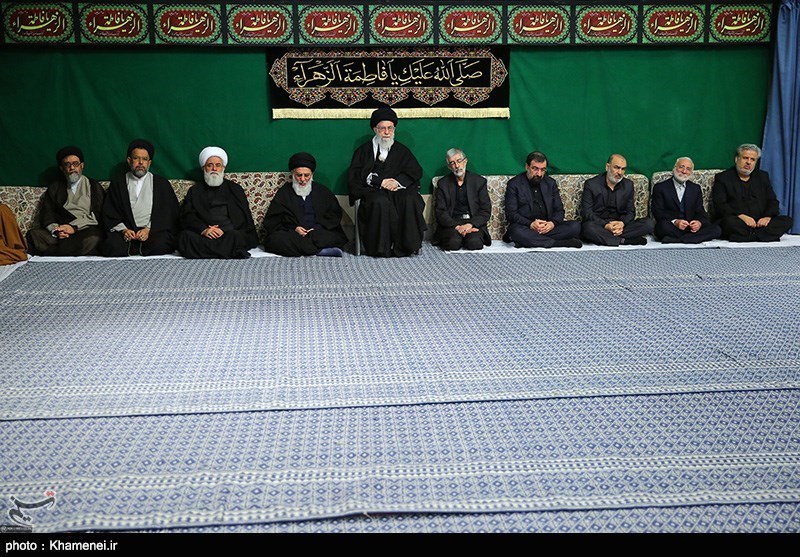 دومین شب عزاداری فاطمیه در حسینیه امام خمینی ( ره ) و در محظر رهبر معظم انقلاب