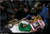 Iranian People Bid Farewell to Army Commandos Martyred in Syria