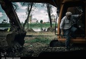 پاکسازی دریاچه عینک - رشت
