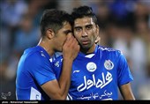 دیدار تیم های فوتبال استقلال تهران و ماشین سازی تبریز