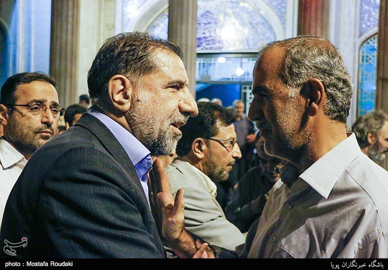 مراسم وداع با پیکر سردار شهید احمد غلامی