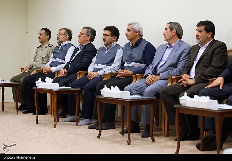 دیدار مسئولان ستاد سرشماری نفوس و مسکن با مقام معظم رهبری