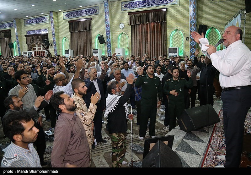 مراسم ختم شهید مدافع حرم سردار احمد غلامی