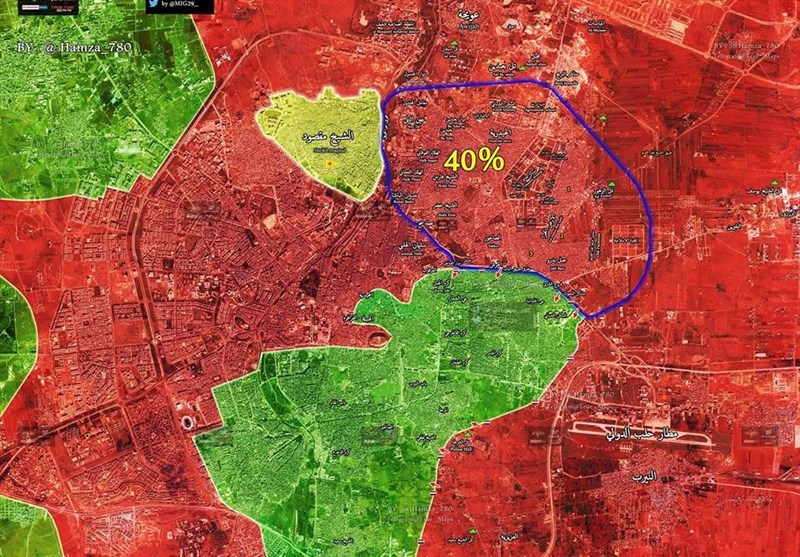 احساسات ساکنان نجات‌یافته شرق «حلب» هنگام دیدن نیروهای ارتش سوریه+ فیلم