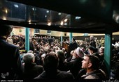  مراسم وداع با پیکر آیت‌الله هاشمی رفسنجانی در حسینیه جماران